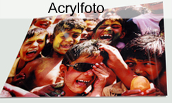 Foto afdruk verlijmd achter acrylaat