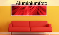 Foto verlijmd op aluminium