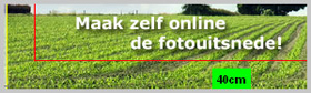 Maak zelf online het fotopruduct op via onze software