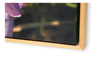 Voorbeeld  Tuinposter opgespannen op 4 cm dik houten frame 1306