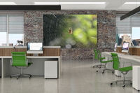 Voorbeeld  Tuinposter met bevestiging ringen 1444