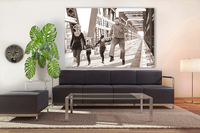 Voorbeeld  Tuinposter met bevestiging ringen 1445