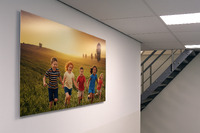 Voorbeeld  Tuinposter met bevestiging ringen + spanelastiek 1515