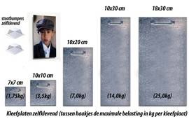 Kleefplaten diverse maten