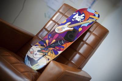 Skateboard met eigen ontwerp of foto