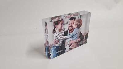 Foto acrylblok de luxe