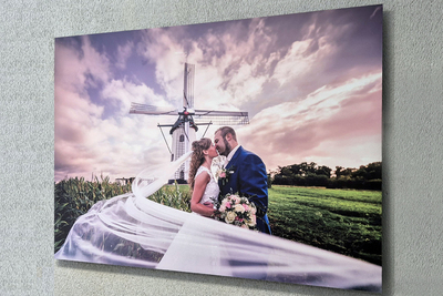 Foto op aluminium 31x200 cm