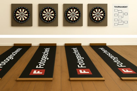 Je eigen dartmat ontwerpen en laten printen wordt steeds populairder.