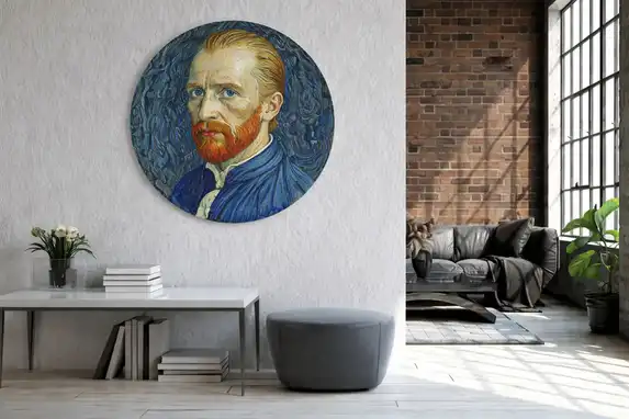 Forex print voor in de slaapkamer.