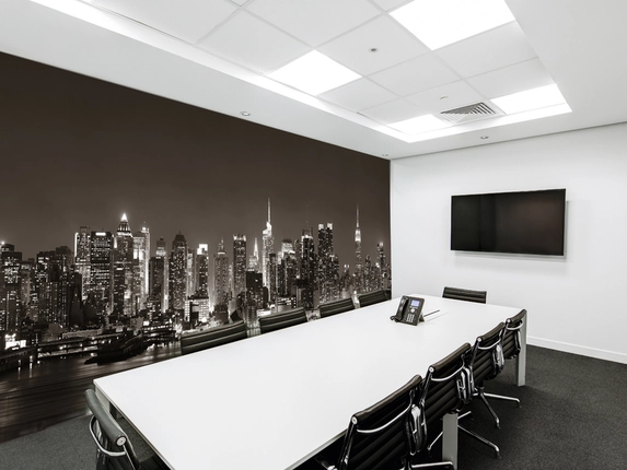Fotobehang met skyline New York.