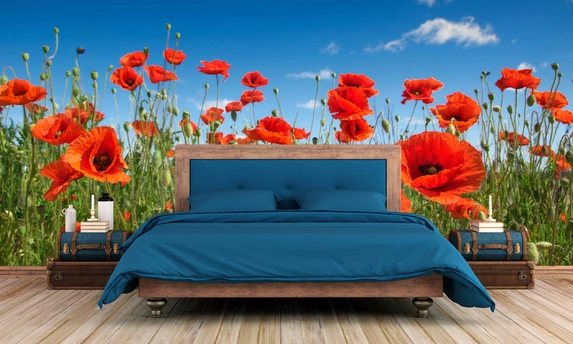 Fotobehang met bloemen in alle soorten en maten.
