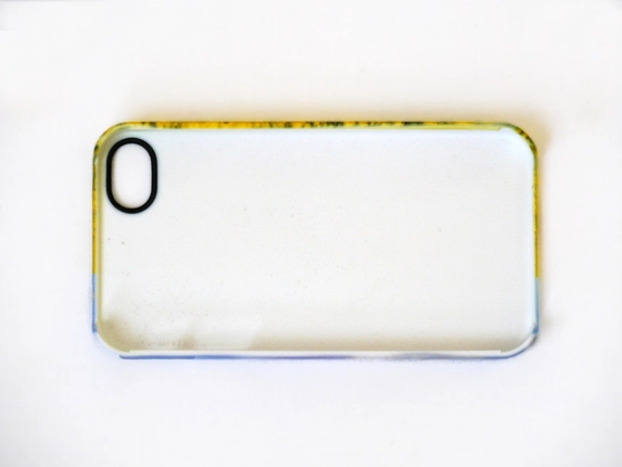 Iphone 4 telefoonhoesje hardcase met eigen foto binnenkant