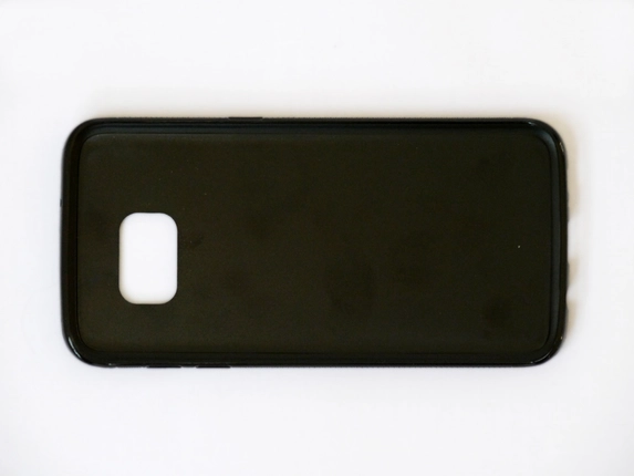 Samsung galaxy s7-edge telefoonhoesje softcase met eigen foto binnenkant
