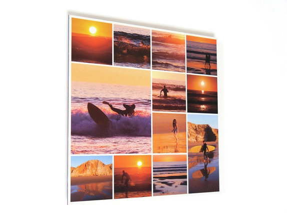 Collage van foto's op aluminium