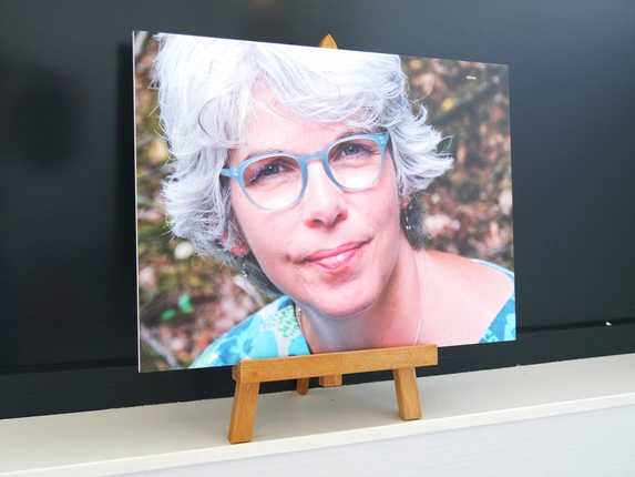 Forexfoto op mini ezel van Fotogeschenk, leuk in de vensterbank!