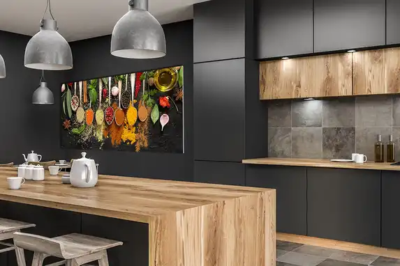 Kleurrijke print op forex, museumkwaliteit fotogeschenk.