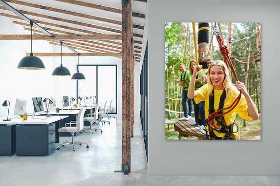 Foto geprint op forex heeft levendige kleuren