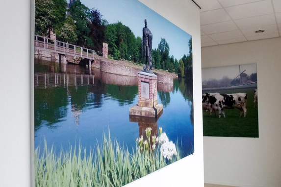 Het stretchcanvas is geschikt voor zowel protretfoto's als landschapsfoto's.