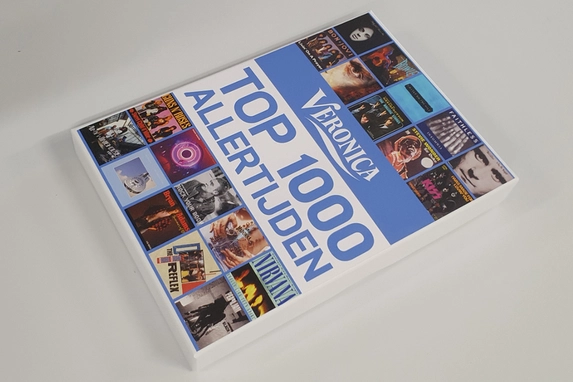 Fotopuzzel met bedrukte doos, in oplage gedrukt voor de Veronica Top 1000 aller tijden.