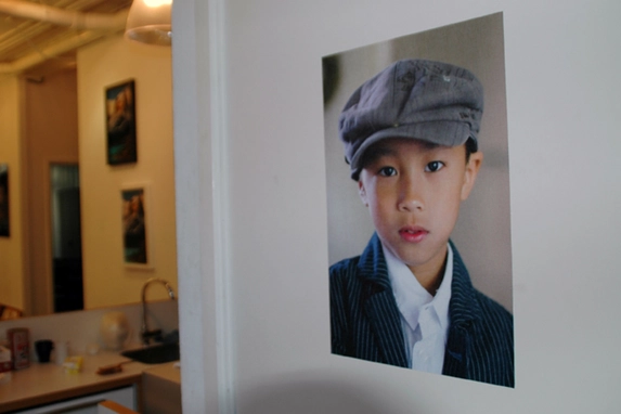 Persoonlijke portretfoto als poster geprint.
