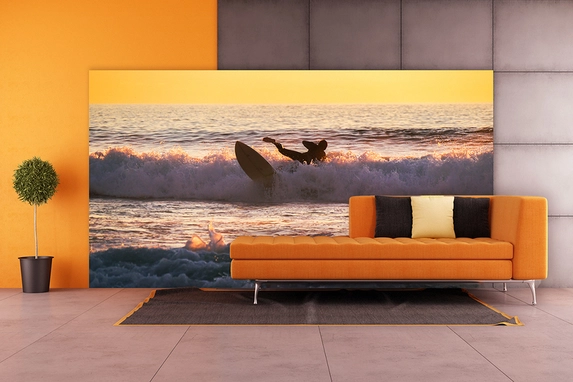 Kleurrijke aluminium fotokunst voor aan de muur