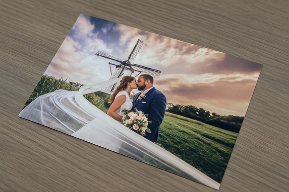 Bruidsfoto’s verdienen het mooiste resultaat – haarscherp en levensecht geprint als vergroting bij Fotogeschenk.