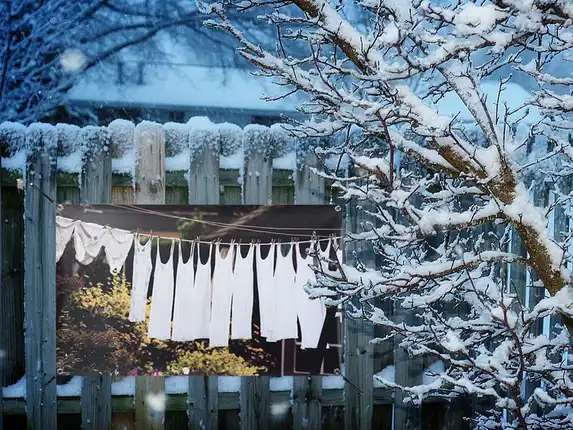 Ook in de winter is een tuinposter een verrijking voor tuin of balkon!