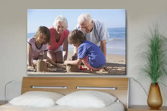 Gevernist canvas mat of glans