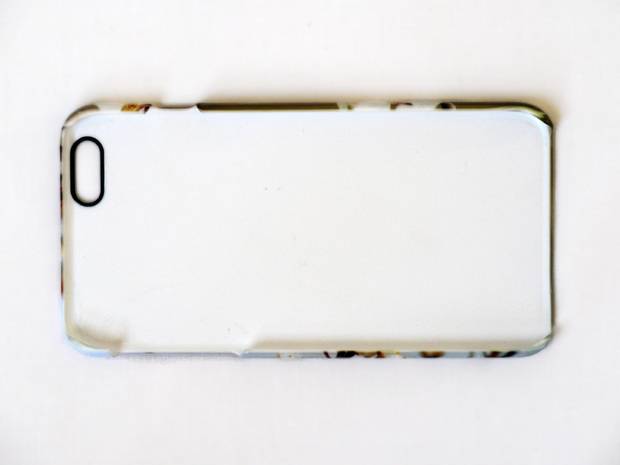 Iphone 6 plus telefoonhoesje hardcase met eigen foto binnenkant