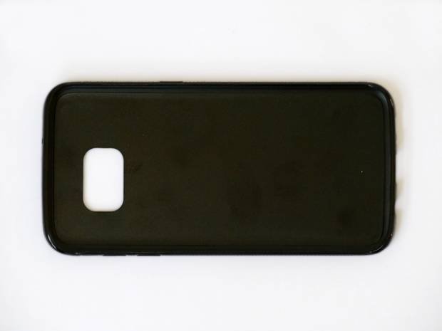 Samsung galaxy s7-edge telefoonhoesje softcase met eigen foto binnenkant
