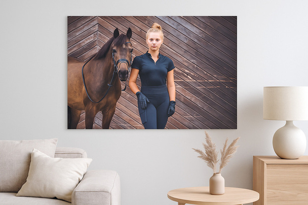 Foto op multiplex wanddecoratie