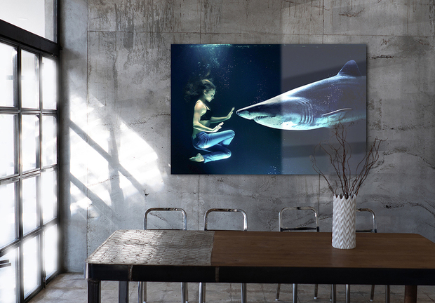 Foto op plexibond interieur