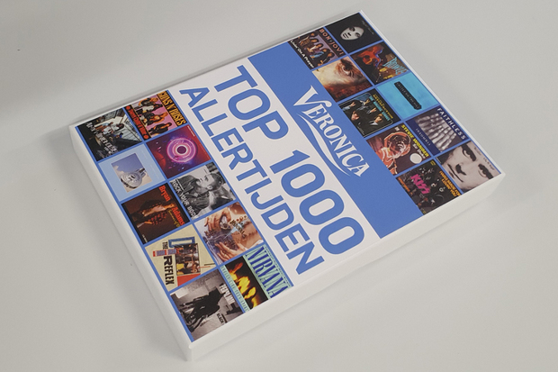 Fotopuzzel met bedrukte doos, in oplage gedrukt voor de Veronica Top 1000 aller tijden.